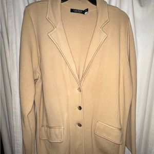 Lauren by Ralph Lauren sweater blazer.